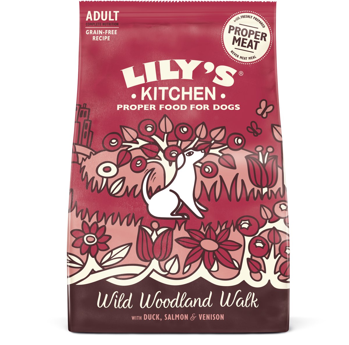Lily's Kitchen - nourriture pour chien - nourriture sèche - canard, saumon et cerf - 12 kg