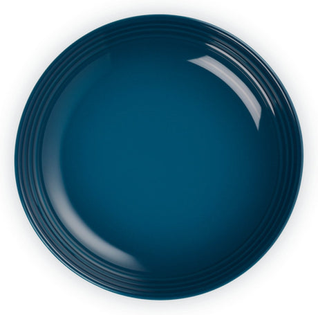 Assiette creuse Le creuset - bleu sarcelle profond - ø 22 cm