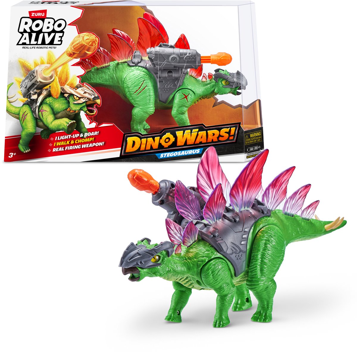 Robo Alive Dino Wars Stégosaure de Zuru