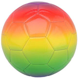 Ballon de football arc-en-ciel Johntoy - 20cm
