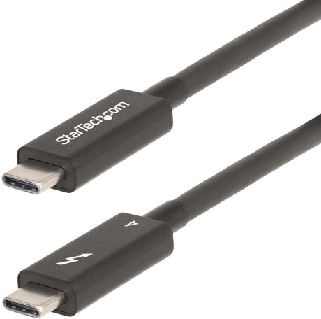 Startechcom startech.com Câble Thunderbolt 4 actif de 6 pieds (2 m), 40 Gbit/s, PD 100 W, 4k8k, certifié Intel, compatible avec Thunderbolt 3usb 3.2displayport (a40g2mb-tb4-cable) - câble USB
