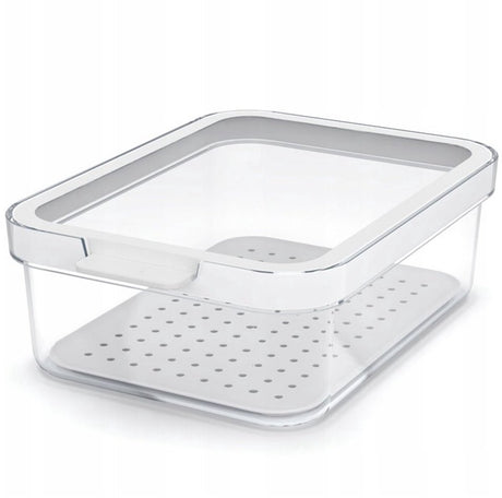 Organisateur de réfrigérateur Rotho cauma 18,4x13,6x6,2 cm 1,2l blanc transparent