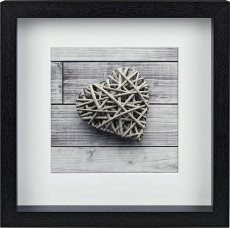 Cadre photo Hama - scala - 23 x 23 cm - noir