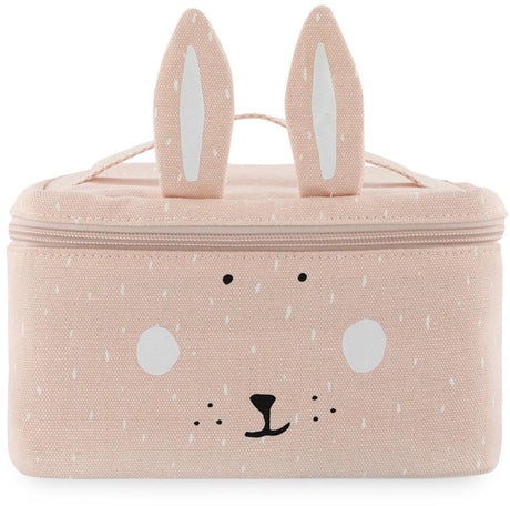 Sac à lunch Trixie - Mme. lapin - sac isotherme pour enfants - avec étiquette nominative - sac thermique pour le déjeuner - rose - lapin
