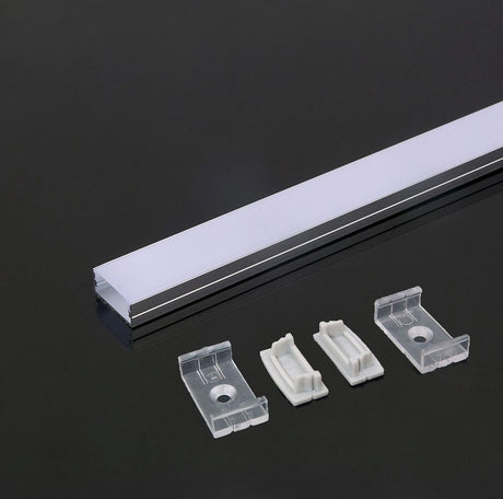 Bande lumineuse LED V-tac vt-8108 - kit de montage diffuseur - ip20 - argent - 2m