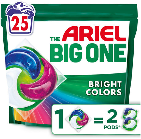 Dosettes de lessive Ariel 3en1 la grande - couleur - 25 lavages