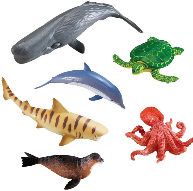 Ressources d'apprentissage animaux marins géants - figurines de jeu - 3+