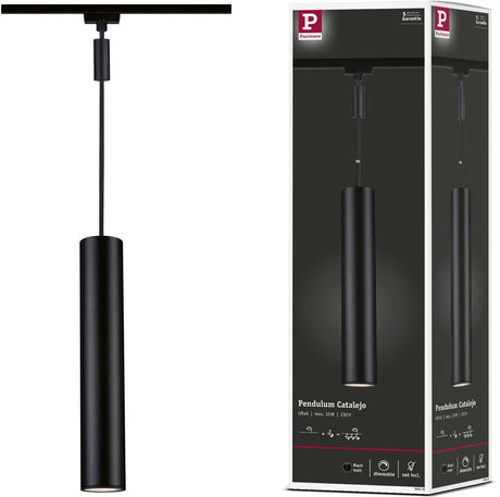 Paulmann urail pendentifs catalejo gu10 max. 10w dimmable 230v noir mat