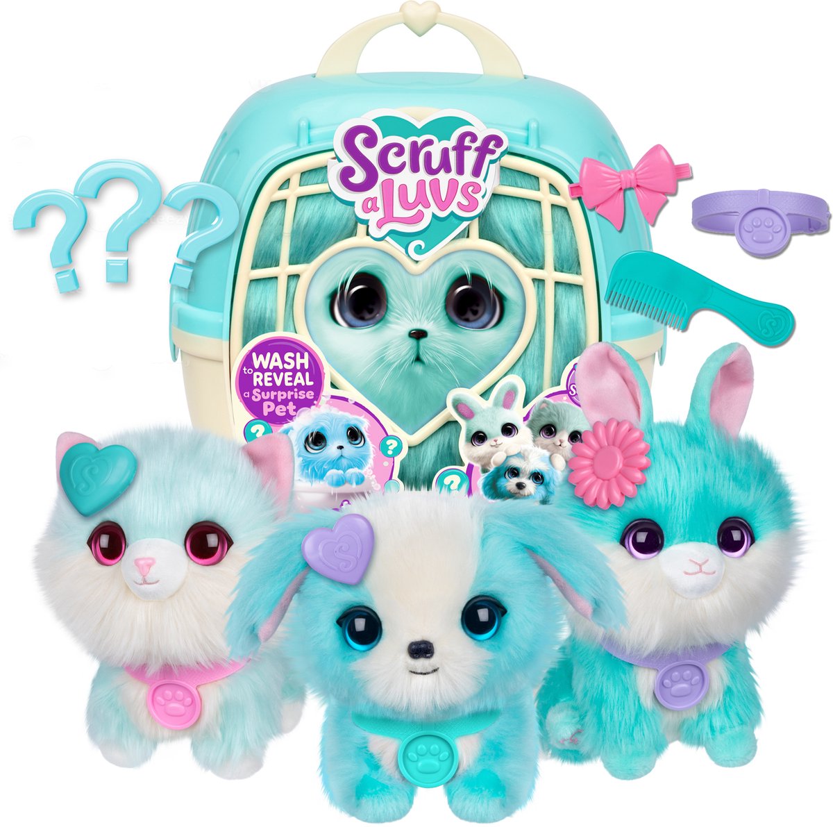 Spectron gratte un animal de compagnie mystère d'amour bleu