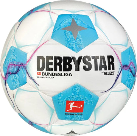 Derbystar Bundesliga Brilliant Replica V23 FIFA Basic Ball 162008c, unisexe, blanc, ballon de football, taille : 5