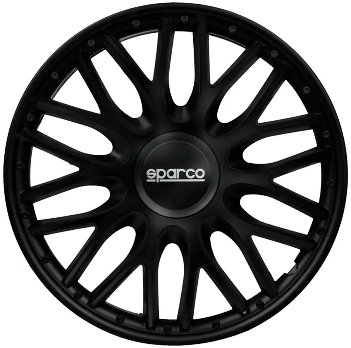 Sparco enjoliveurs roma 13 pouces noir - 4 pièces