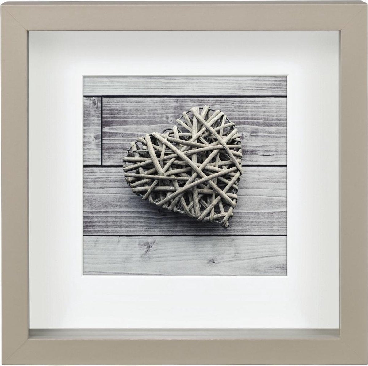 Cadre photo Hama - scala - 23 x 23 cm - taupe