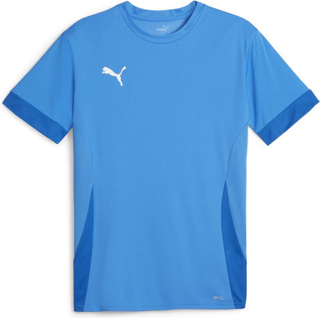 Puma teamgoal matchday jersey jr chemise de sport unisexe - limonade bleu électrique- blanc- team royal