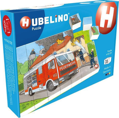 Hubelino bloc puzzle pompiers - 35 pcs.