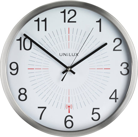 Horloge d'extérieur Unilux grise radiocommandée