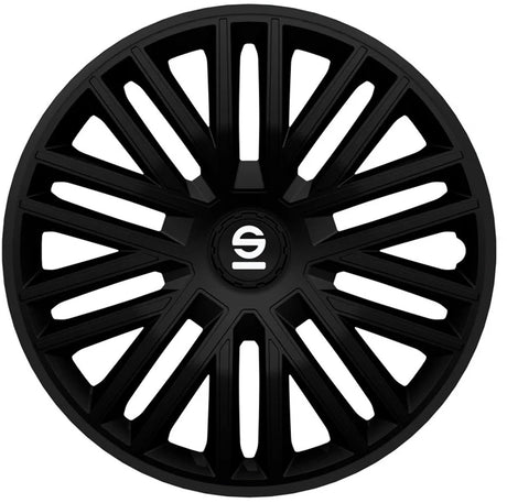 SPARCO HUBCAPS BERGAMO 15 pouces noir 4 pièces