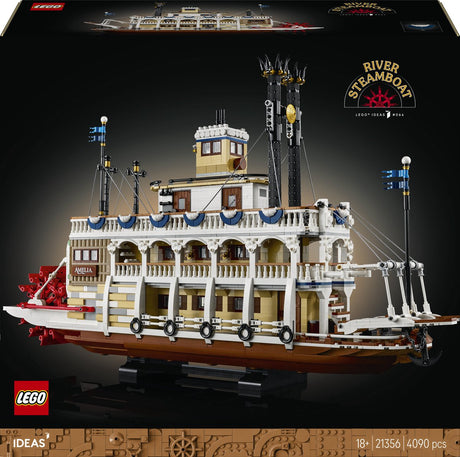 Kit de construction de bateau à vapeur Lego ideas pour adultes - 21356