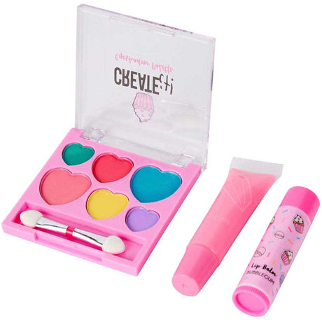 Canenco crée-le ! set de maquillage dans un sac à dos moelleux