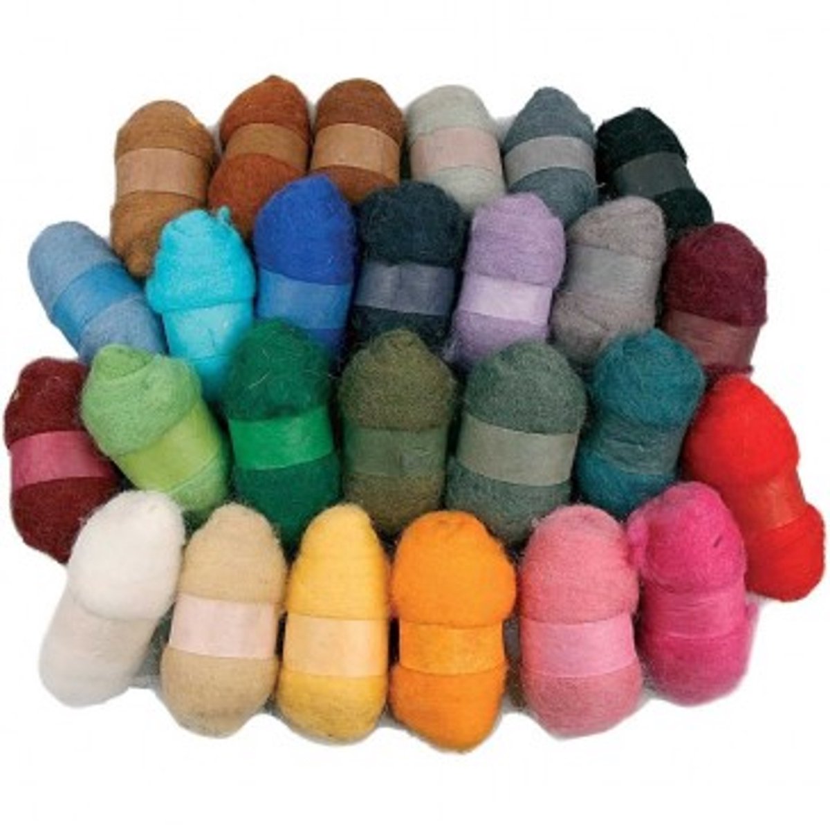 Creativ company laine cardée 26x25 gr multicolore