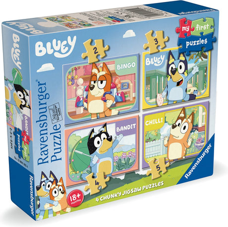Ravensburger puzzle mes premiers puzzles 4en1 bluey