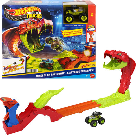Hot Wheels Monster Trucks - Éliminez le jeu de serpent