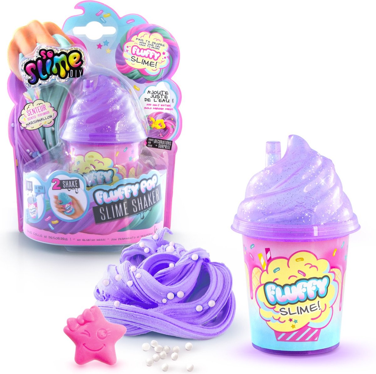 Shaker slime pop moelleux assorti | 12 pièces