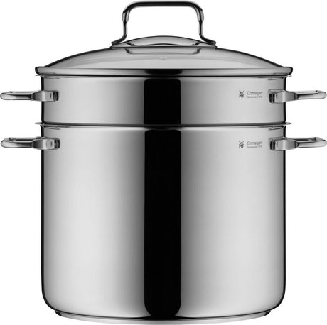 Wmf - poêle à pâtes - ø24 cm - acier inoxydable - convient à toutes les sources de chaleur - avec insert