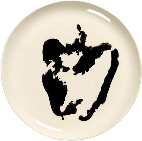 Serax - fête ottolenghi - assiette l - blanc noir - 26 ø - 2 pièces