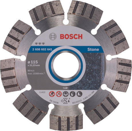 Disque diamant Bosch meilleure pierre 115 22.23