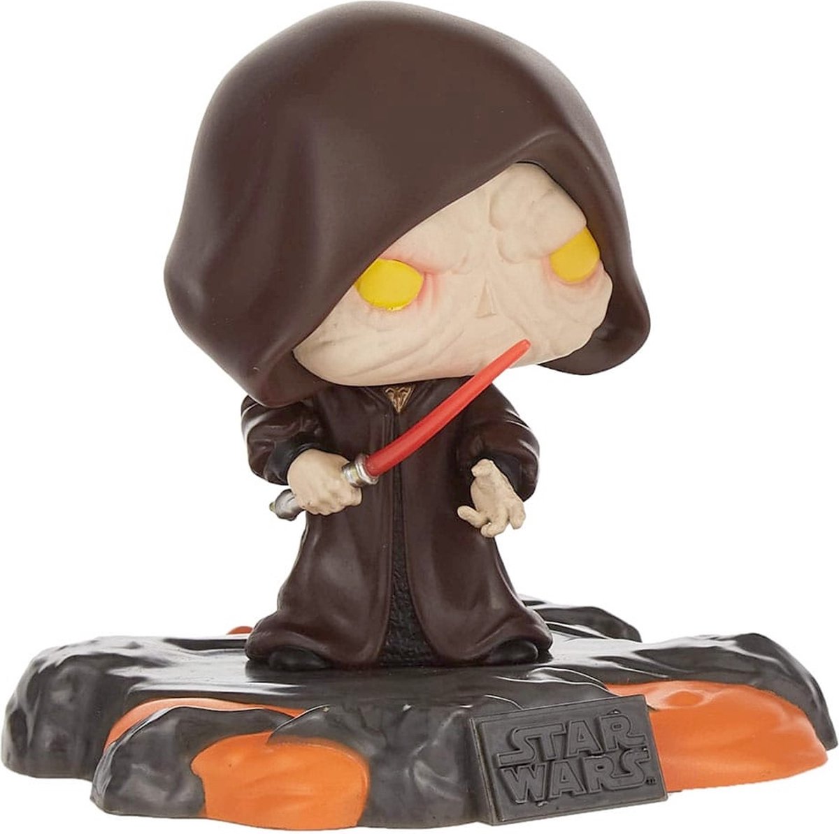 Disney Funko Star Wars - Pop ! série de sabre rouge de luxe tome 1 : figurine collector de dark sidious 9 cm - multicolore
