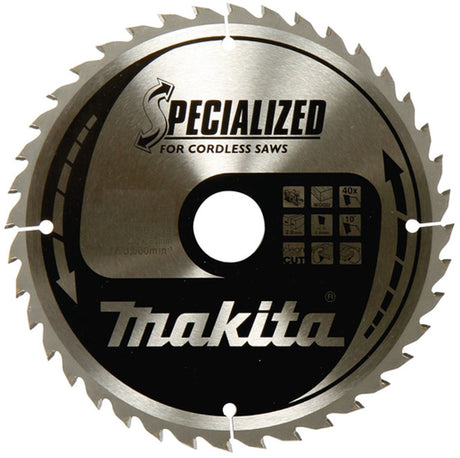Accessoires Makita lame de scie circulaire | bois | 136x20x1,5 24t 20g - b-33629