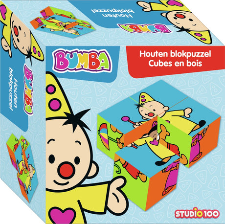 Puzzle en blocs de bois Bumba, 4 pcs.
