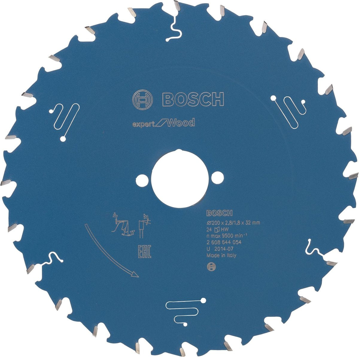 Lame de scie circulaire Bosch expert pour panneau stratifié 190x20x2,6 1,6x60 t