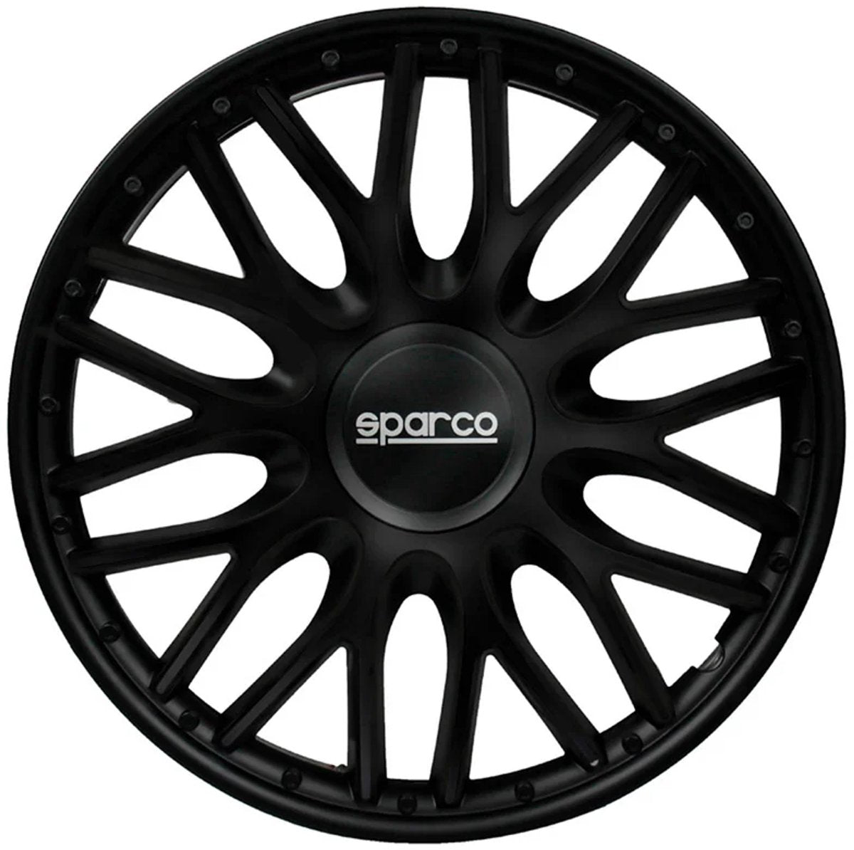 Sparco enjoliveurs roma 13 pouces noir - 4 pièces