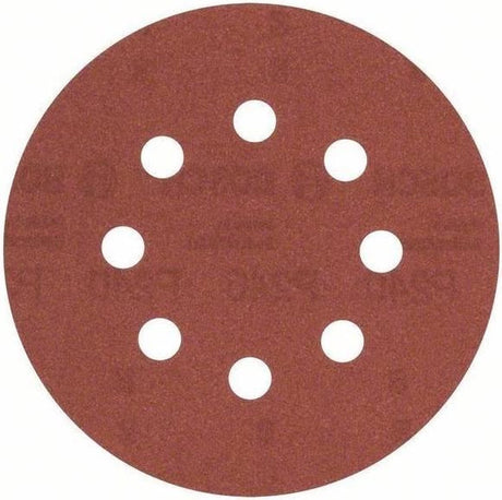 Bosch 5-delige schuurbladset voor excenterschuurmachines 125 mm geperforeerd - korrel 240