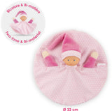 Corolle tidoudou - doudou rose, 17cm