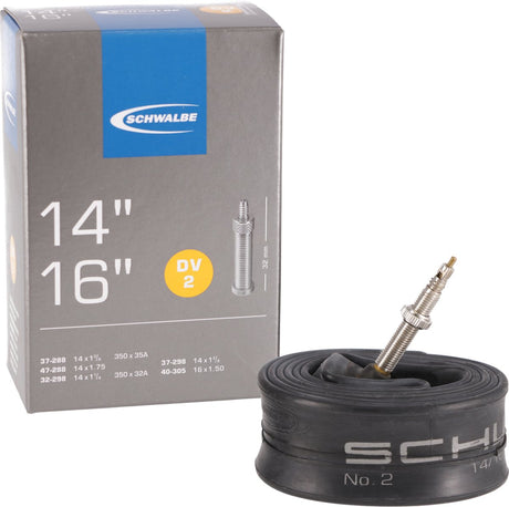 Tube intérieur de Schwalbe 14 16 pouces (37-288 40-305) DV 32 mm