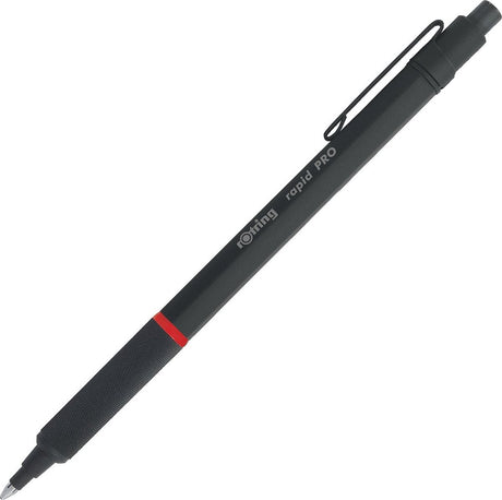 Stylo à bille Rotring rapid pro | point moyen | encre bleue | noir