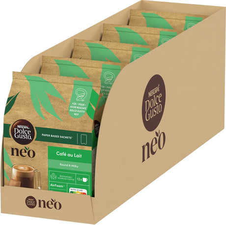 Nescafé dolce gusto neo sachets café au lait - 5x12 sachets pour 12 tasses de café