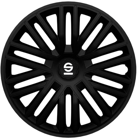SPARCO HUBCAPS BERGAMO 16 pouces noir 4 pièces
