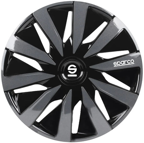 enjoliveurs Lazio 16 pouces ABS noir gris lot de 4