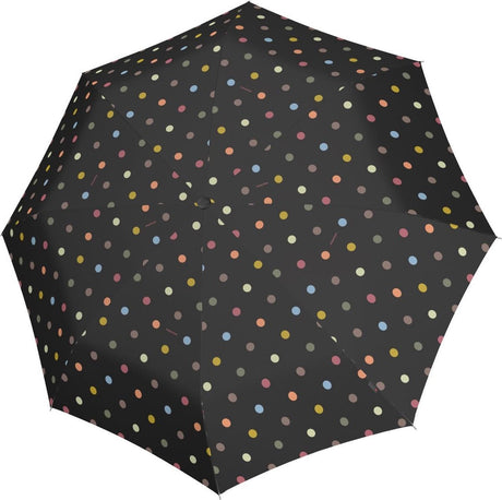 Parapluie pliant classique de poche Reisenthel - ø 99 cm - à pois noirs