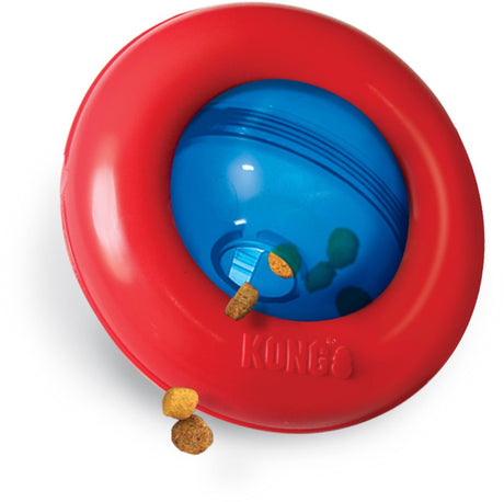 Jouet pour chien gyroscopique Kong pour collations