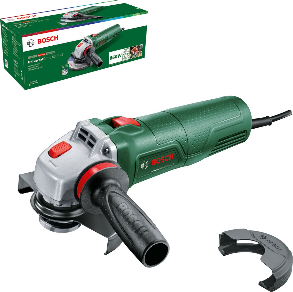 Bosch – universalgrind 850-125 – meuleuse d'angle – 125 mm – 850 w