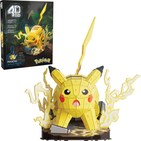 Pokémon Pikachu à construire en 4D