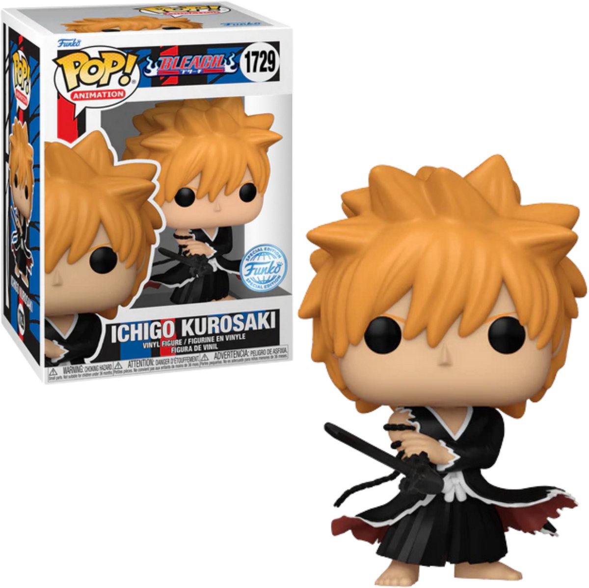 Funko-pop ! animation : Bleach - Ichigo Kurosaki #1729 édition spéciale exclusive