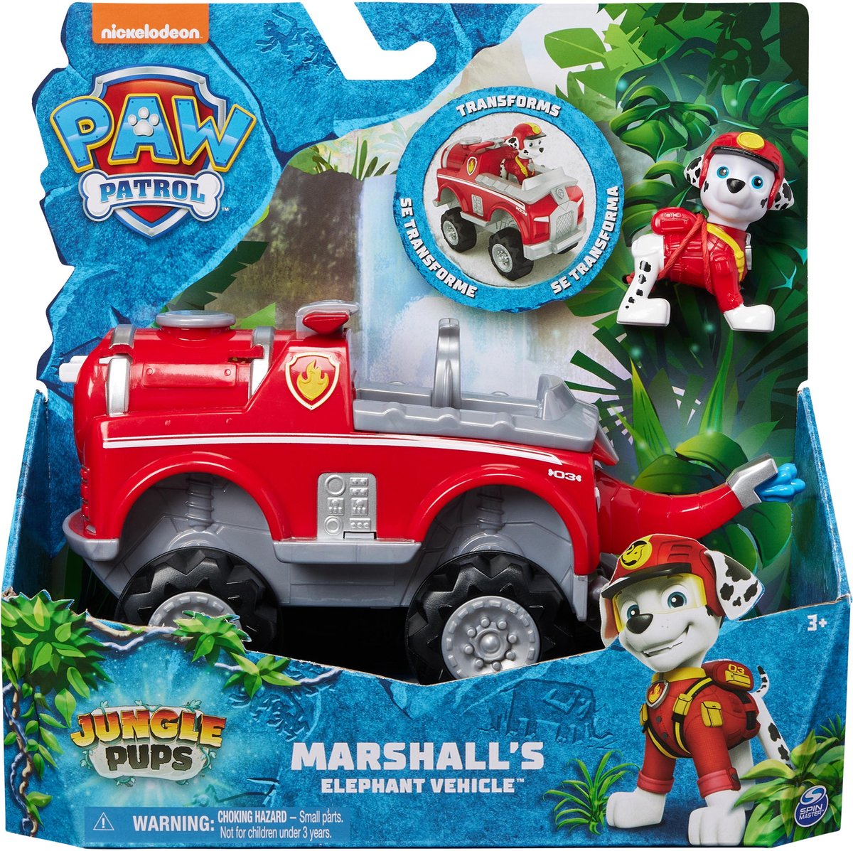 Spinmaster Paw Patrol Jungle Chiots Marshall
