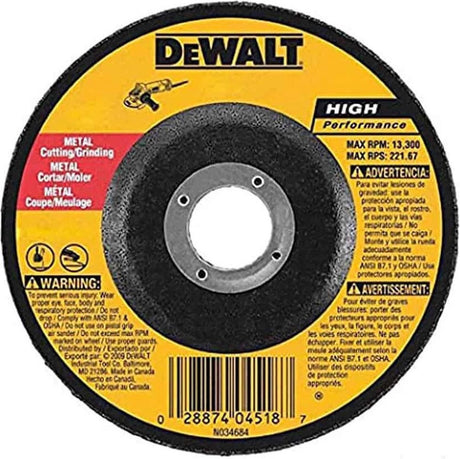 Dewalt accessoires extreme 2x disque de meulage pour métal | 125 x 6,0 x 22,2 mm-dx7941-ae
