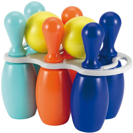 Ensemble de bowling Ecoiffier avec 2 balles, 8dlg.