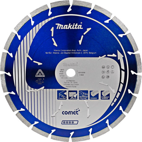 Disque à tronçonner diamanté Makita comète 230 x 22,23 x 10 mm - comète